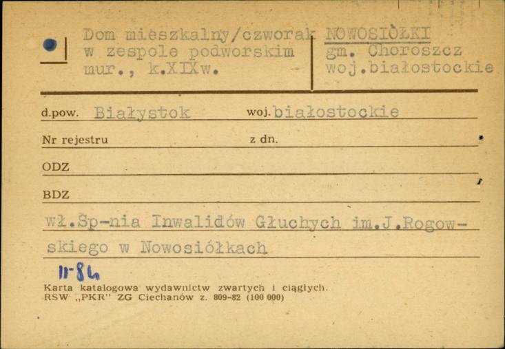 dom mieszkalny/czworak w zespole podworskim, skan 1