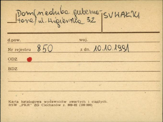 dom (siedziba gubernatora), skan 1