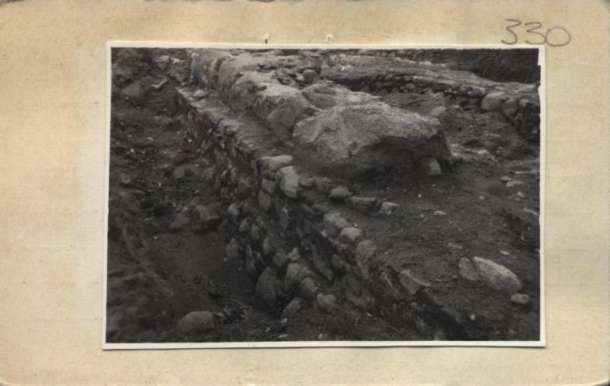 pozostałości ruin rezydencji Szczuków, skan 2