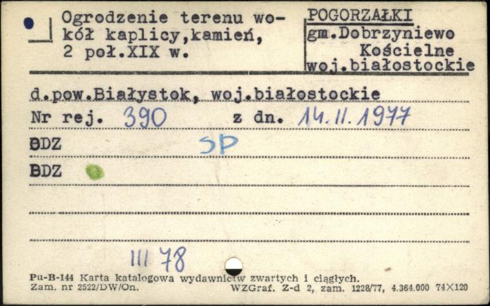 ogrodzenie terenu wokół kaplicy, skan 1