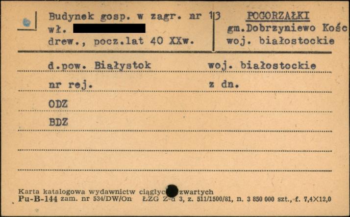 budynek gospodarczy w zagrodzie, skan 1