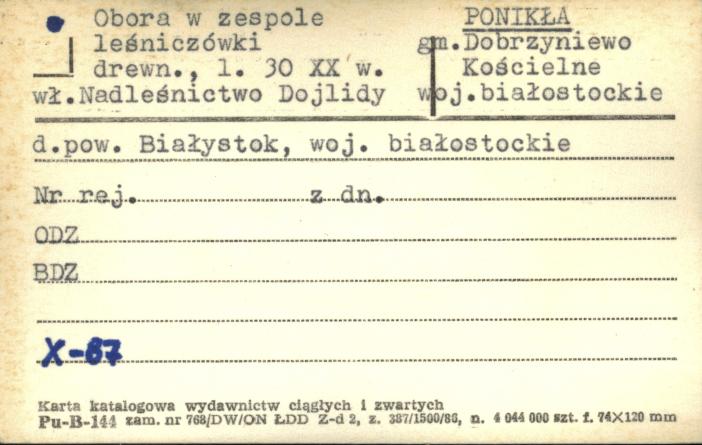 obora w zespole leśniczówki, skan 1