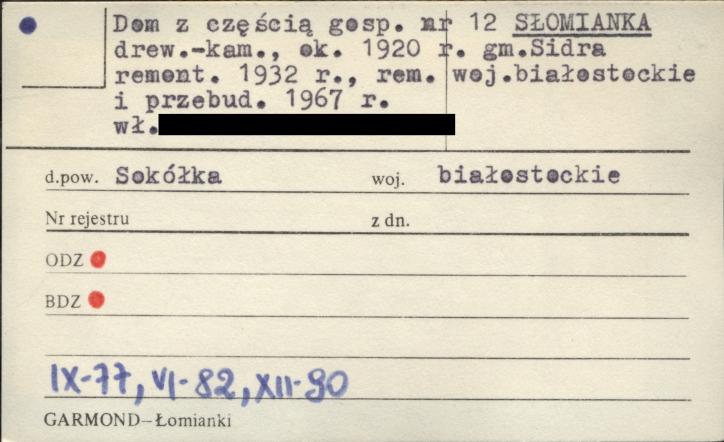 dom mieszkalno-gospodarczy, skan 1
