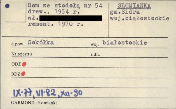 dom ze stodołą, skan 1