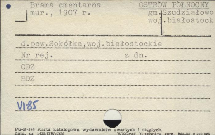 brama cmentarna, skan 1