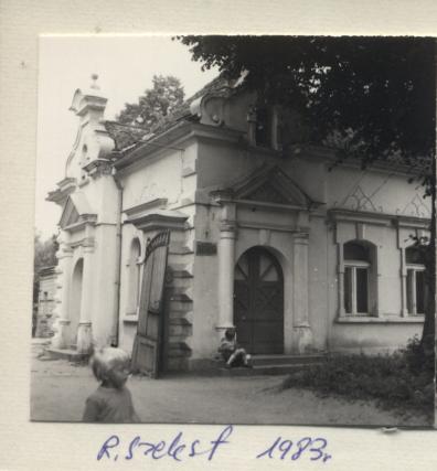 stróżówka w zespole pałacowym Buckholtza, skan 2