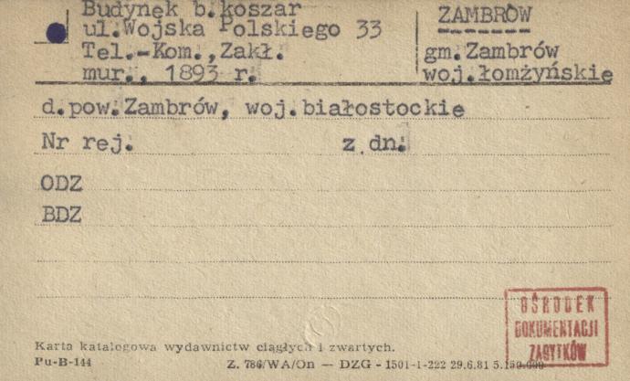 budynek koszarowy, skan 1