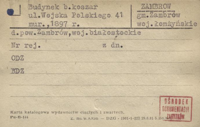 budynek koszarowy, skan 1