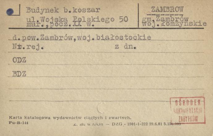 budynek koszarowy, skan 1
