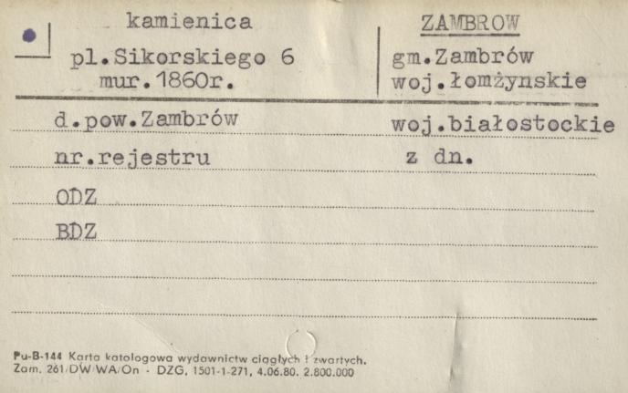 kamienica, skan 1