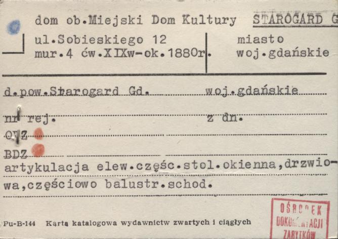 dom, ob. Miejski Dom Kultury, skan 1