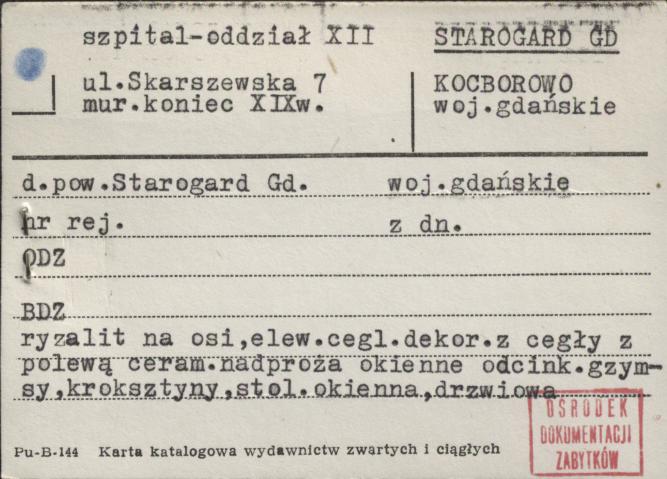 szpital - oddział XII, skan 1