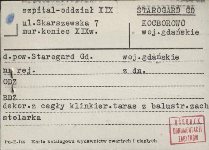 szpital - oddział XIX, skan 1