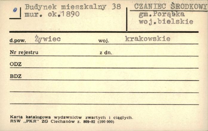 budynek mieszkalny, skan 1