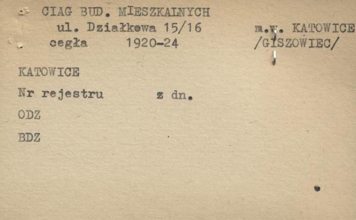 ciąg budynków mieszkalnych, skan 1