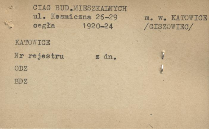 ciąg budynków mieszkalnych, skan 1