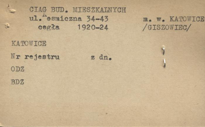 ciąg budynków mieszkalnych, skan 1