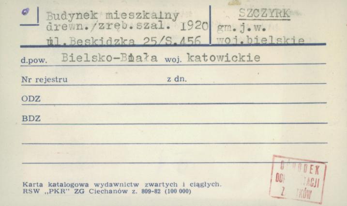 budynek mieszkalny, skan 1