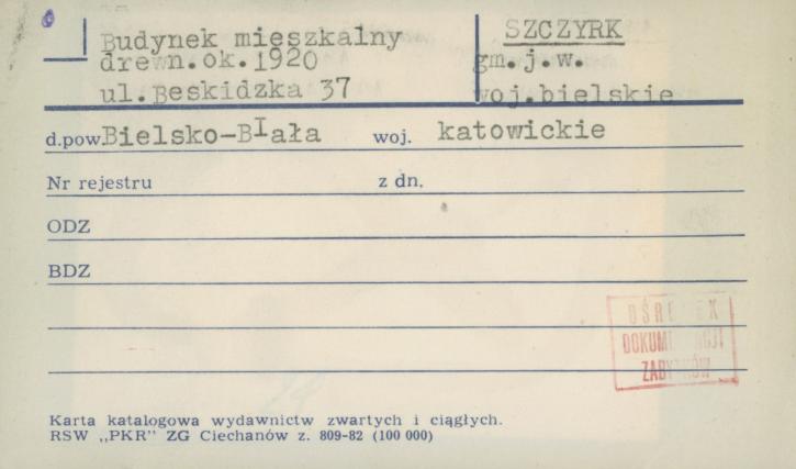 budynek mieszkalny, skan 1