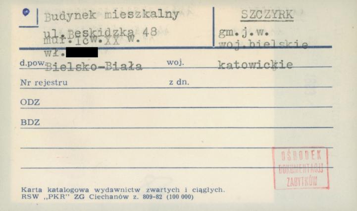 budynek mieszkalny, skan 1