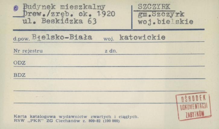 budynek mieszkalny, skan 1