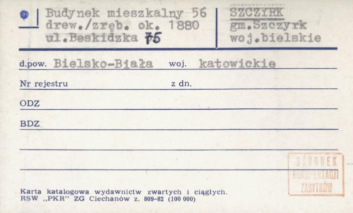 budynek mieszkalny nr 56, skan 1