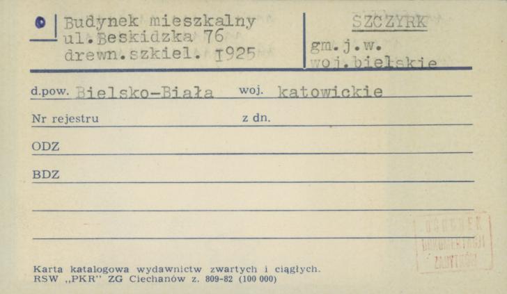 budynek mieszkalny, skan 1