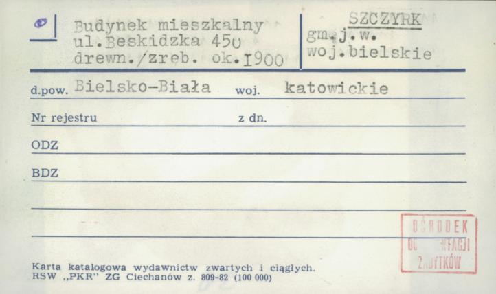 budynek mieszkalny, skan 1