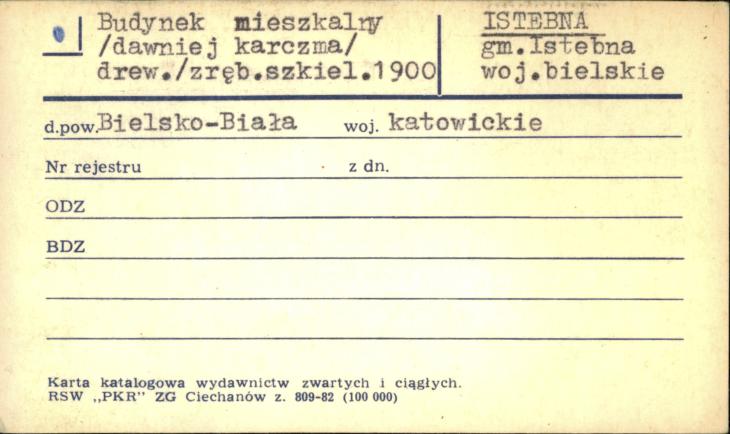 budynek mieszkalny (dawniej karczma), skan 1