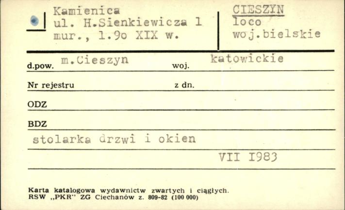 kamienica, skan 1