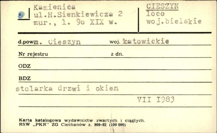 kamienica, skan 1