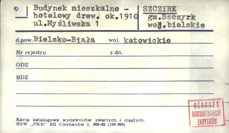 budynek mieszkalno - hotelowy, skan 1