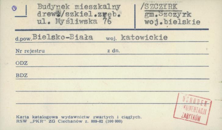 budynek mieszkalny, skan 1