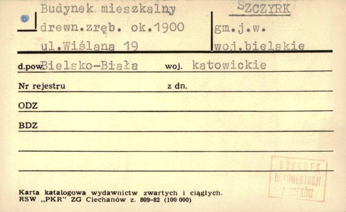 budynek mieszkalny, skan 1