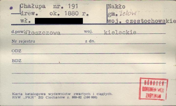 chałupa, skan 1