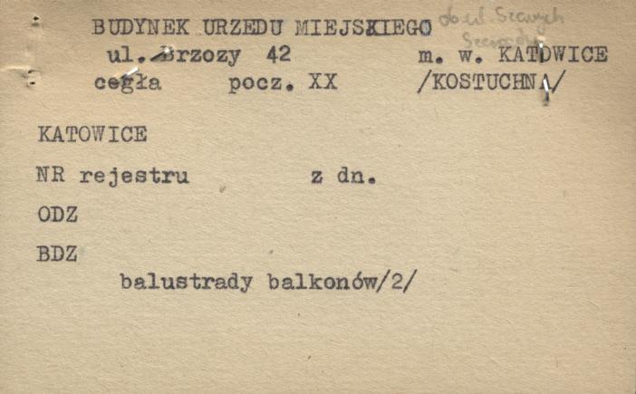 budynek Urzędu Miejskiego, skan 1