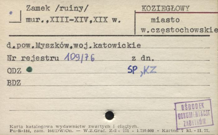 zamek (ruiny), skan 1