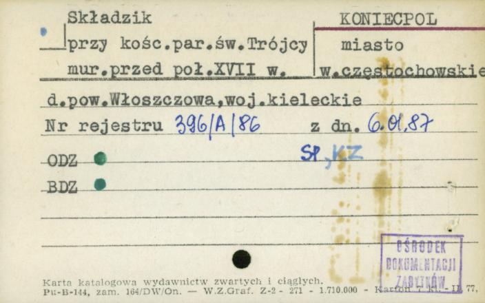 składzik przy kośc. par. Św. Trójcy, skan 1