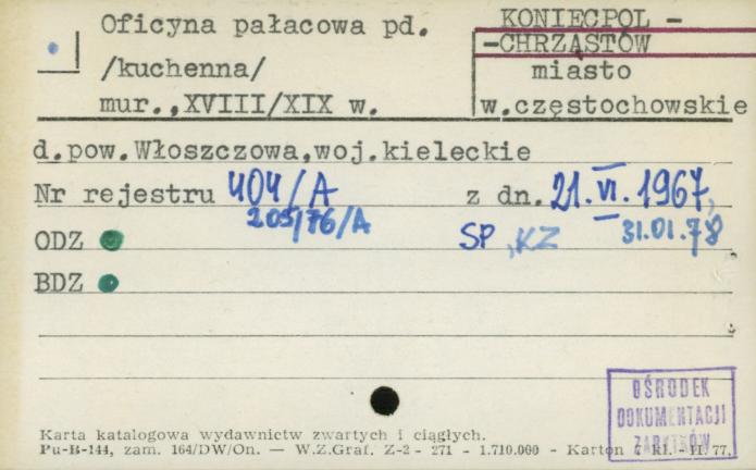 oficyna pałacowa południowa (kuchenna), skan 1