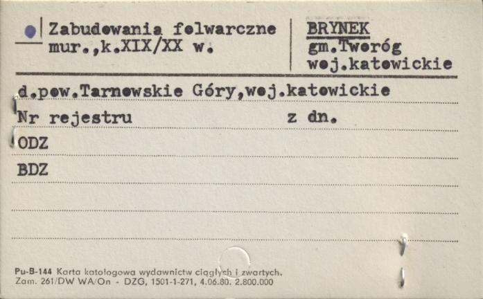 zabudowania folwarczne, skan 1