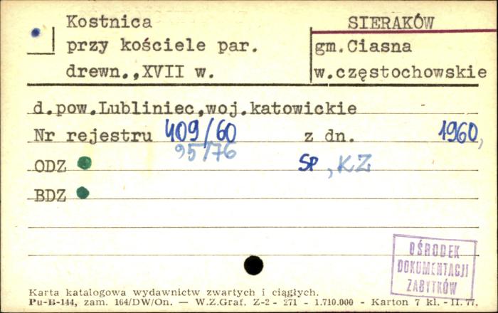 kostnica przy kościele par., skan 1