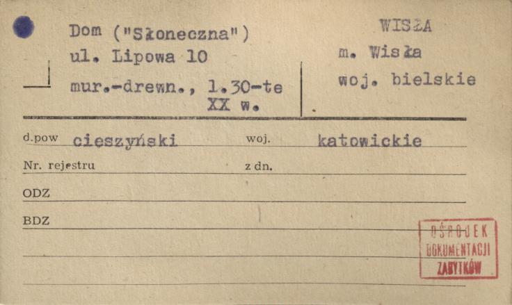 dom (Słoneczna), skan 1