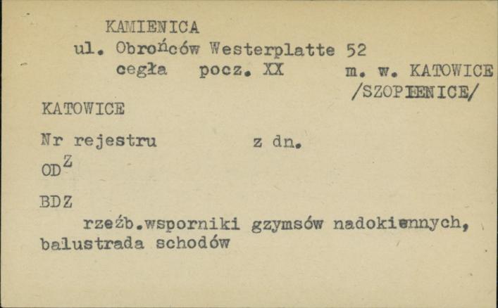 kamienica, skan 1