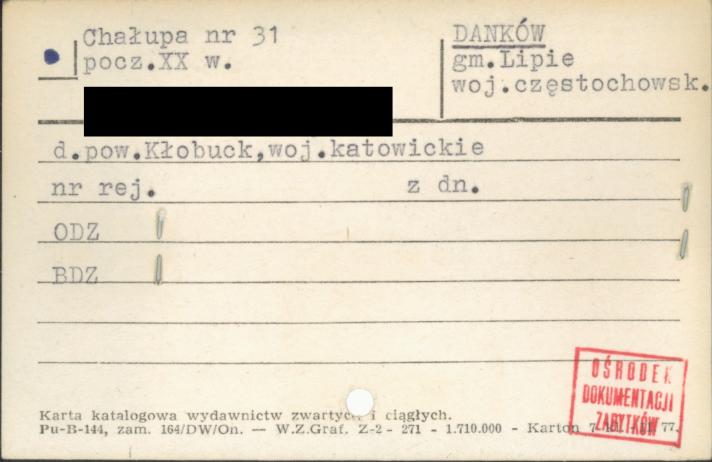 chałupa, skan 1