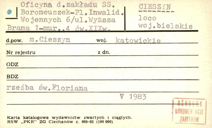 oficyna, d. zakładu SS. Boromeuszek, skan 1