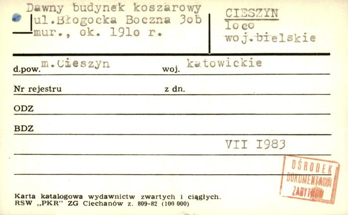 budynek koszarowy, skan 1