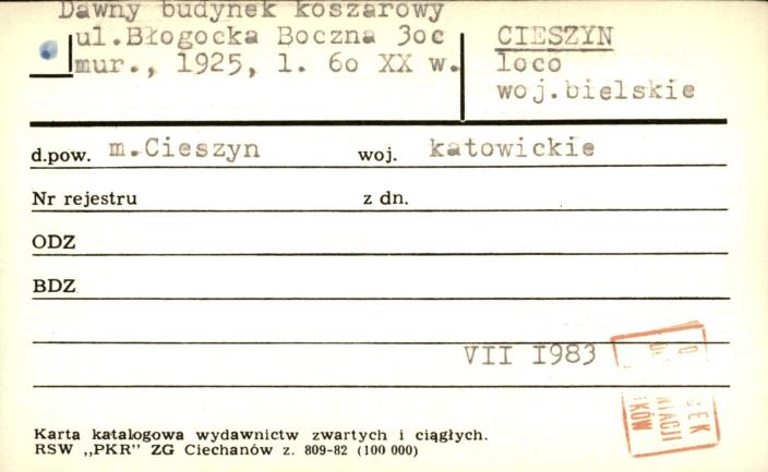 budynek koszarowy, skan 1