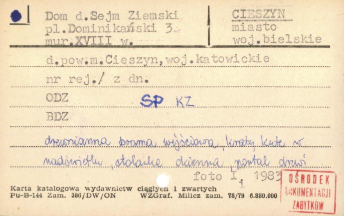 dom, d. Sejm Ziemski, skan 1