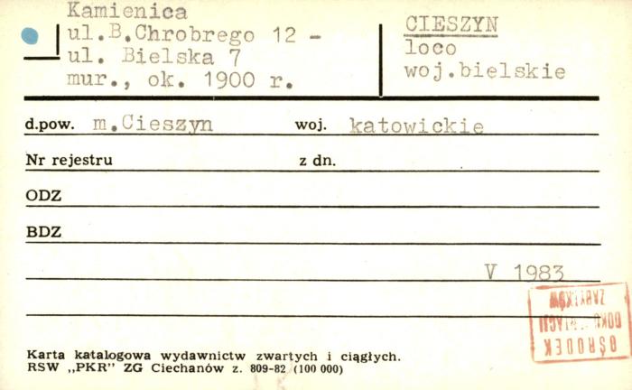 kamienica, skan 1