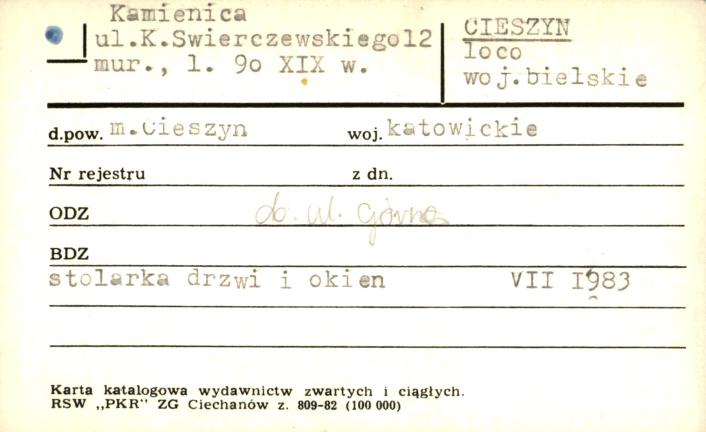 kamienica, skan 1